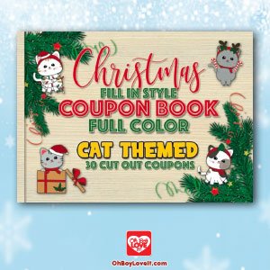 Oh Boy Love It Christmas Coupon Book