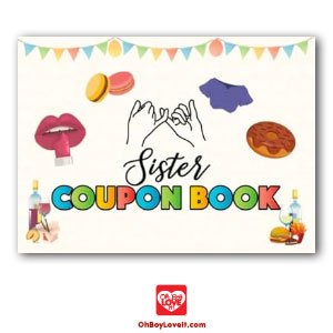 Oh Boy Love It Sister Coupon Book