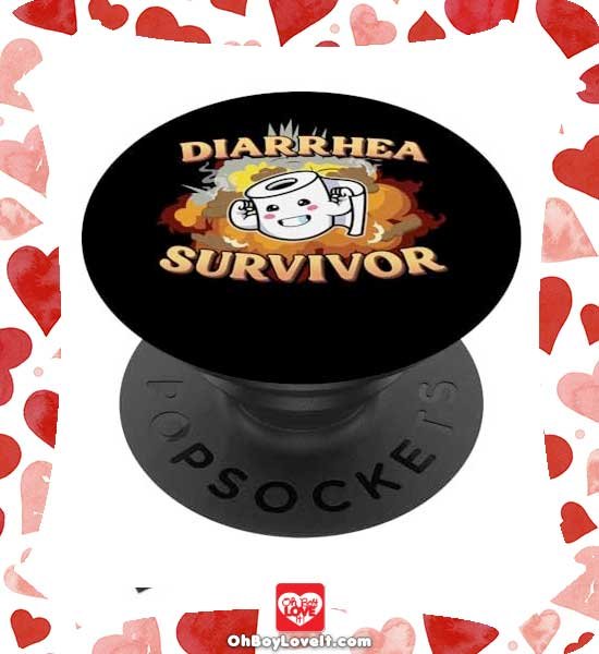 Oh Boy Love It Poop Shirts and Gifts Diarrhea Survivor Popsocket