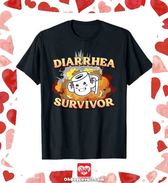 Oh Boy Love It Poop Shirts and Gifts Diarrhea Survivor Tshirt