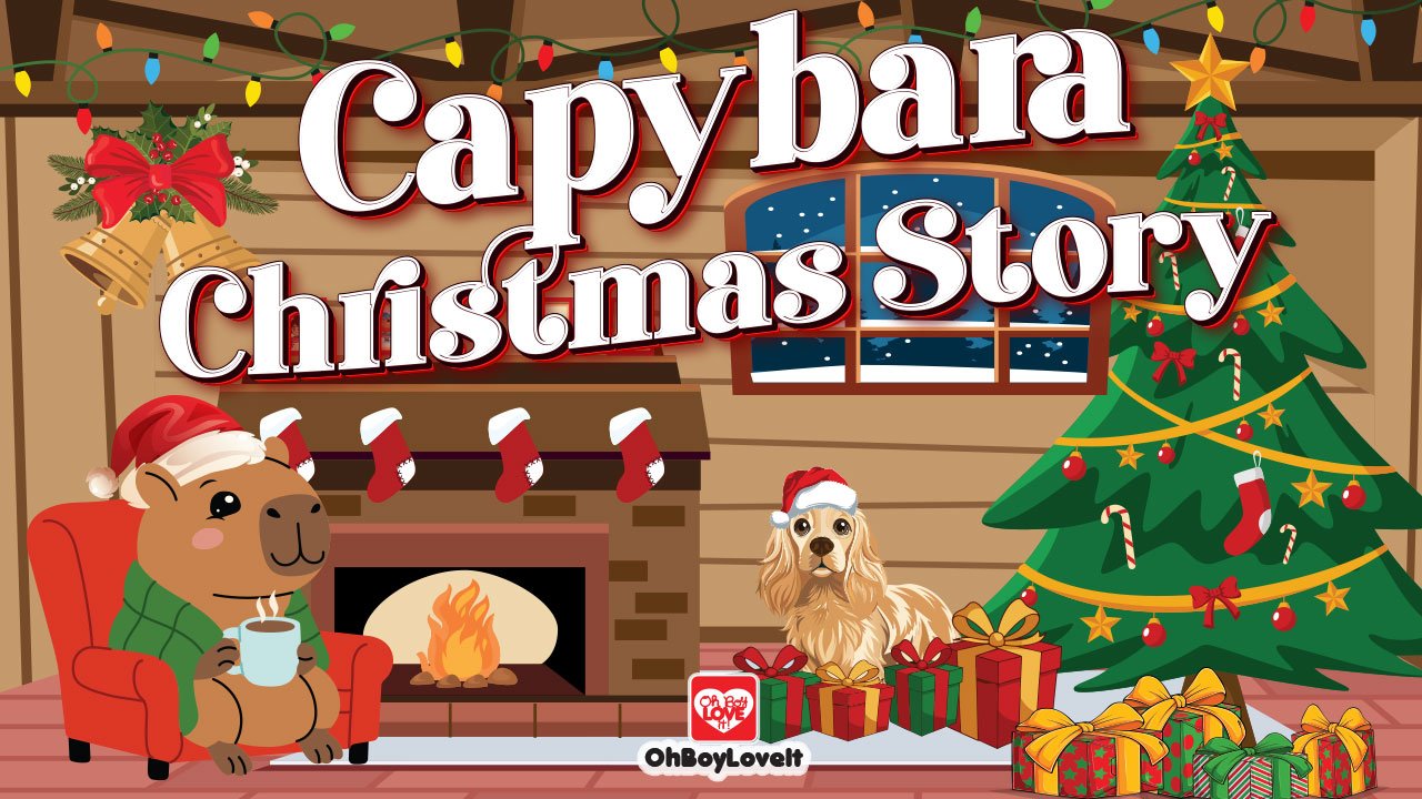 Capybara Christmas Rhyme for a Capy Time!