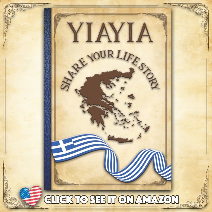 Oh Boy Love It Books, Share your Life Story Greece Collection. Family Life Story - Greek Grandma Yiayia
