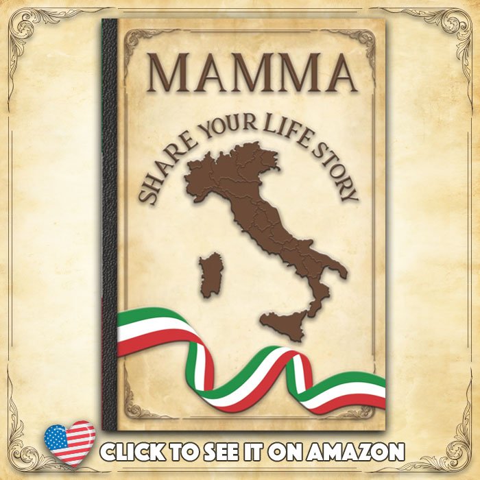 Oh Boy Love It Books, Share your Life Story Italy Collection. Family Life Story - Mamma