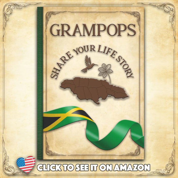 Oh Boy Love It Books, Share your Life Story Italy Collection. Family Life Story - Jamaica, Jamaican Granny, Grampops, Muma, Daddy