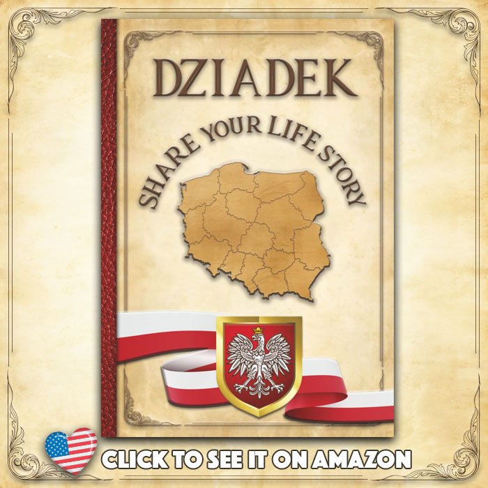 Oh Boy Love It Books, Share your Life Story Poland Collection. Family Life Story - Dziadek