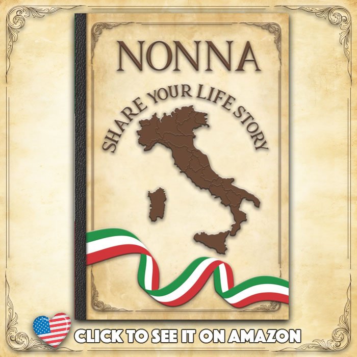Oh Boy Love It Books, Share your Life Story Italy Collection. Family Life Story - Nonna