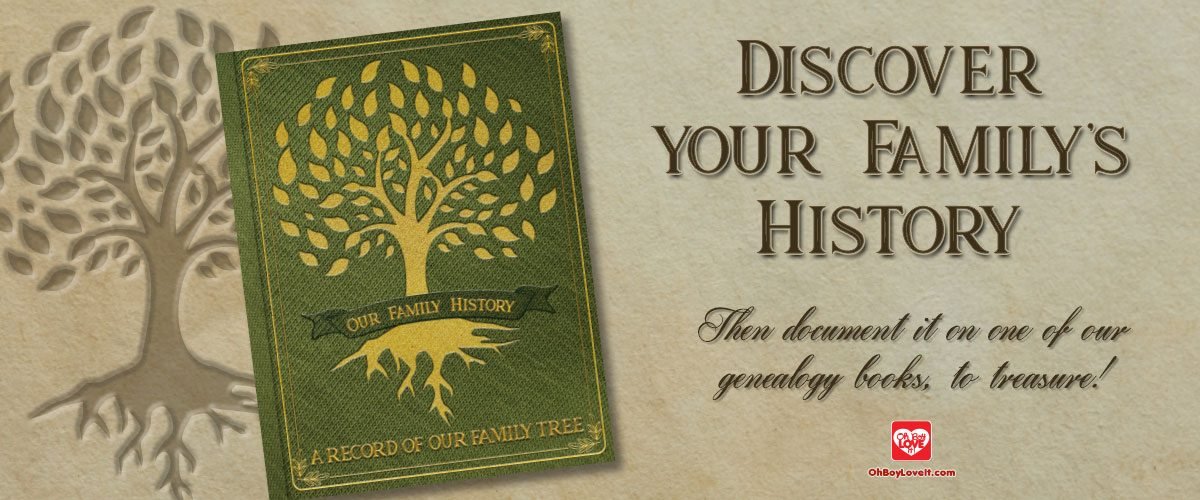 Oh Boy Love It Family Tree Genealogy Book