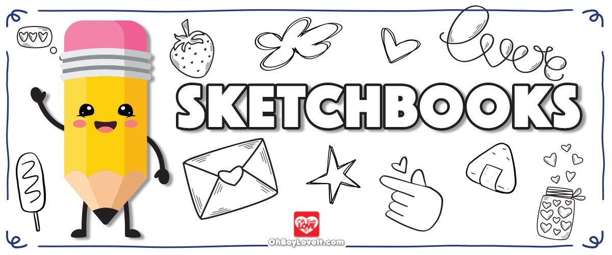 Oh Boy Love It Books | Sketchbooks