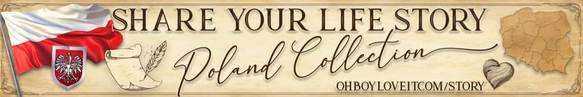 Oh Boy Love It Books, Share your Life Story Poland Collection. Family Life Story